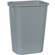 WASTEBASKET GY 41 QT 12/CS